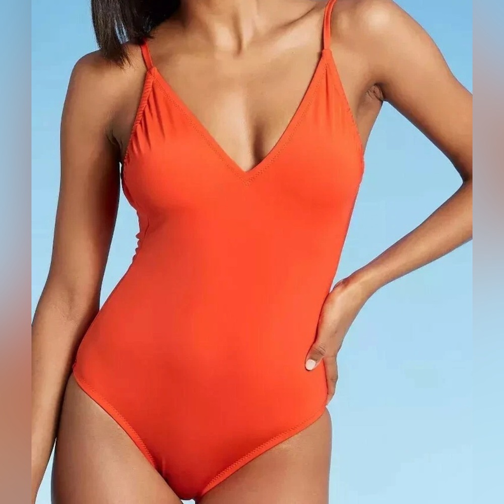 Kona Sol Orange Women's One Piece Swimsuit